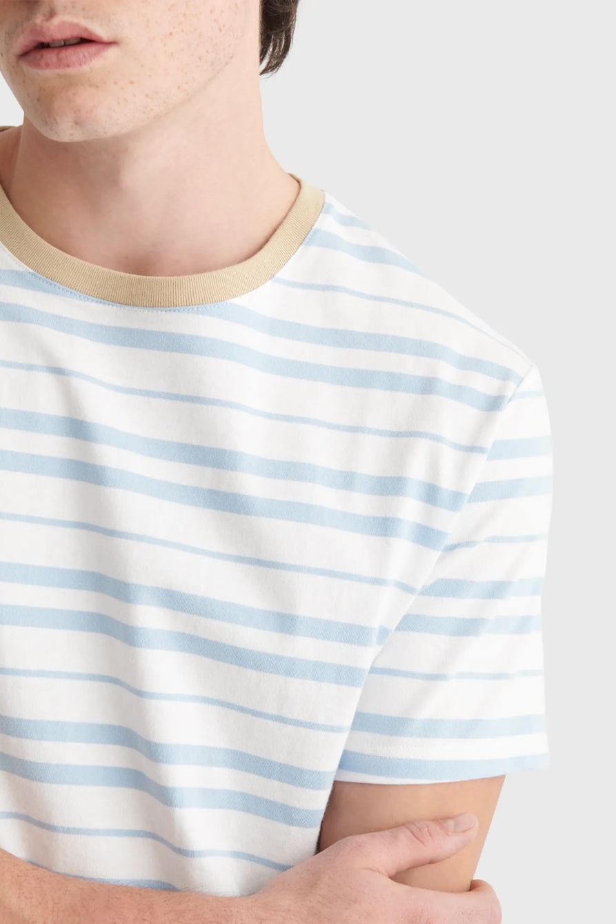 STRIPE JERSEY CREW, image 4