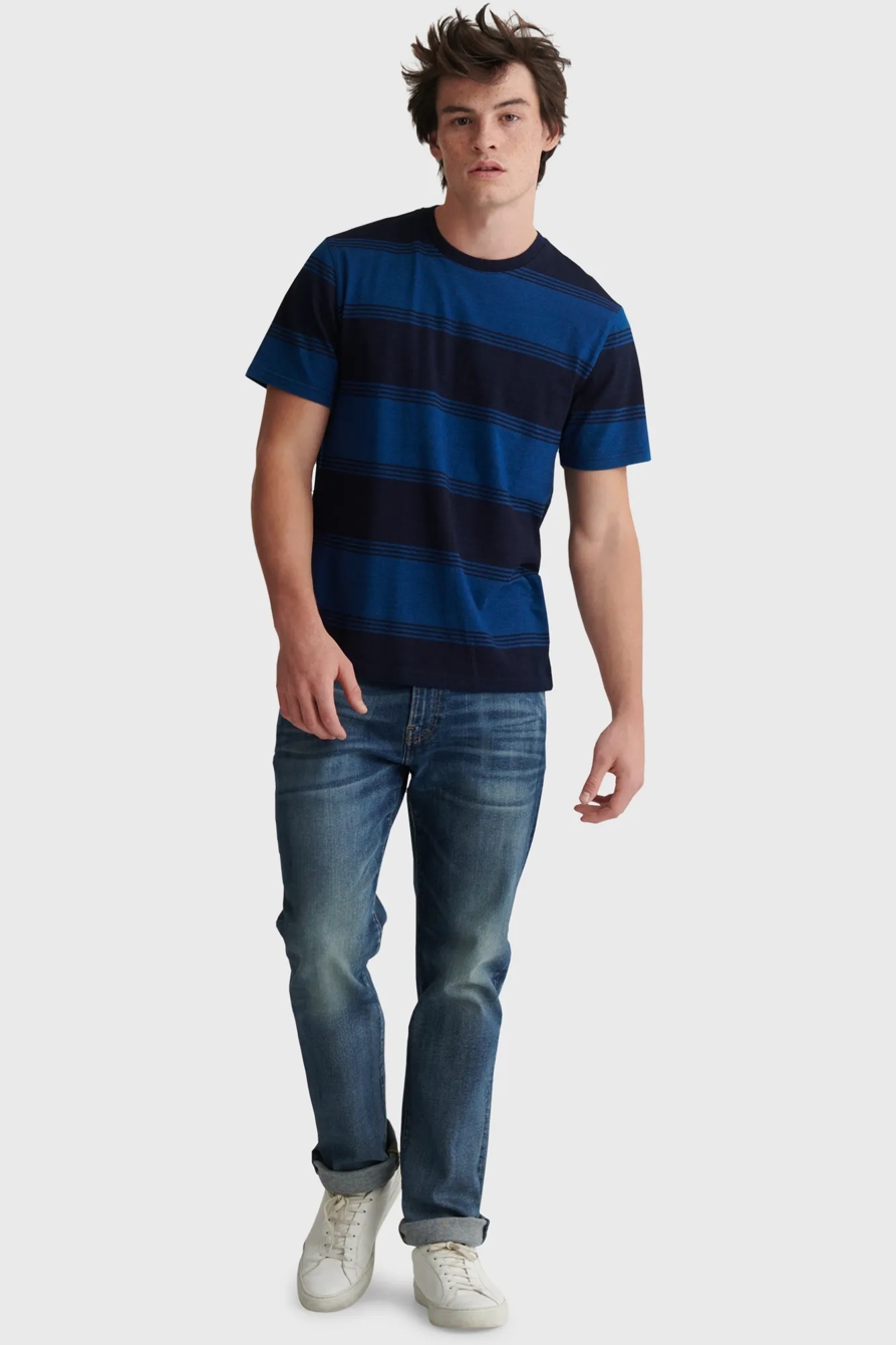 INDIGO STRIPE CREW, image 2