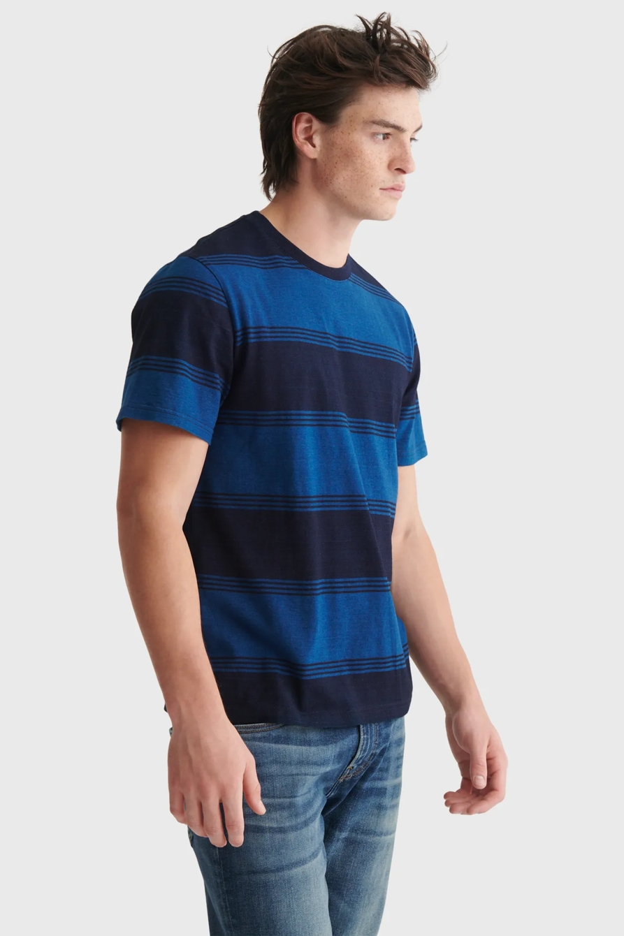 INDIGO STRIPE CREW, image 3