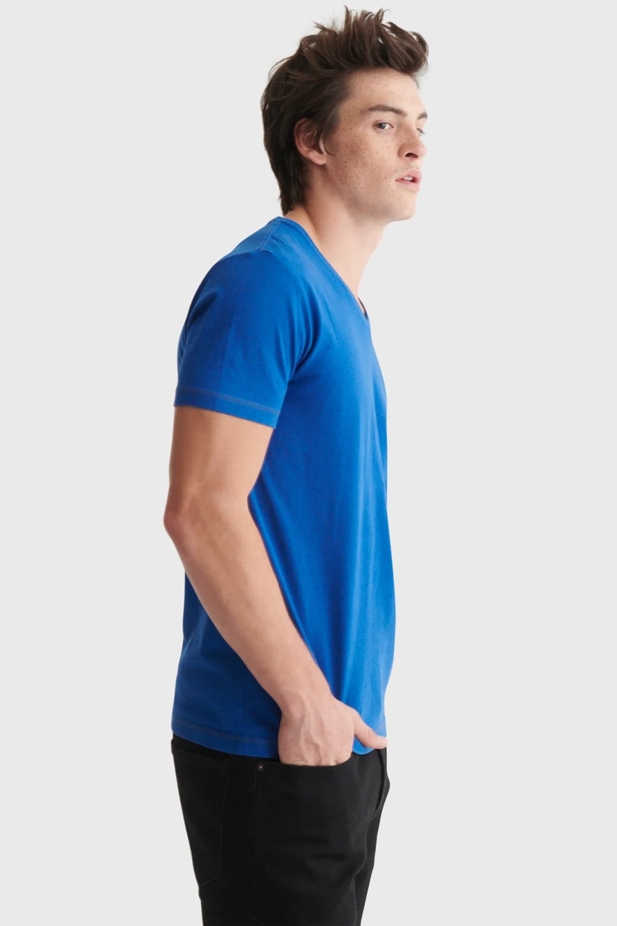 HEATHER SUNSET V-NECK, image 3