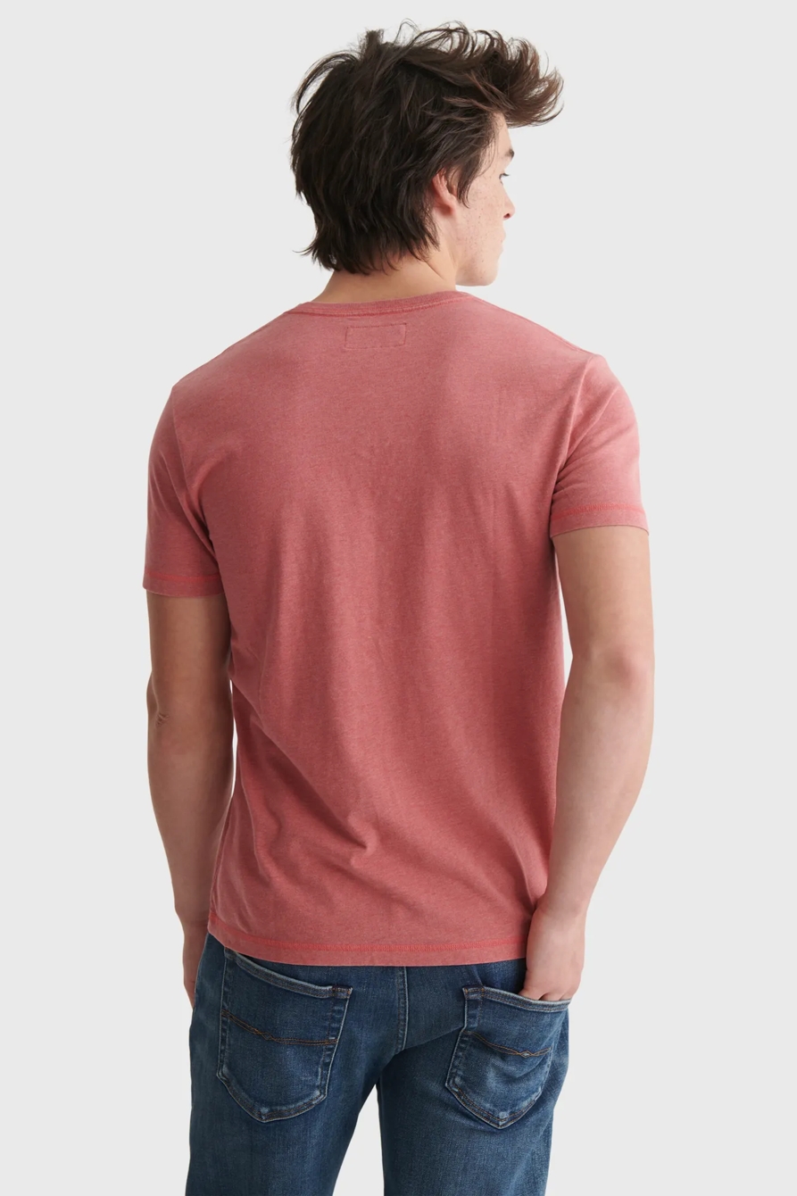 HEATHER SUNSET V-NECK, image 5