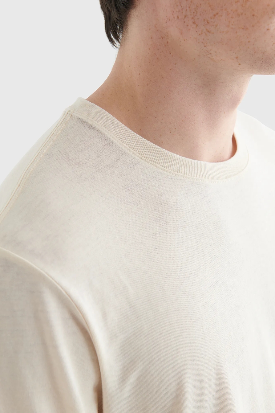 LINEN LEAF PRINT POCKET CREW, image 5