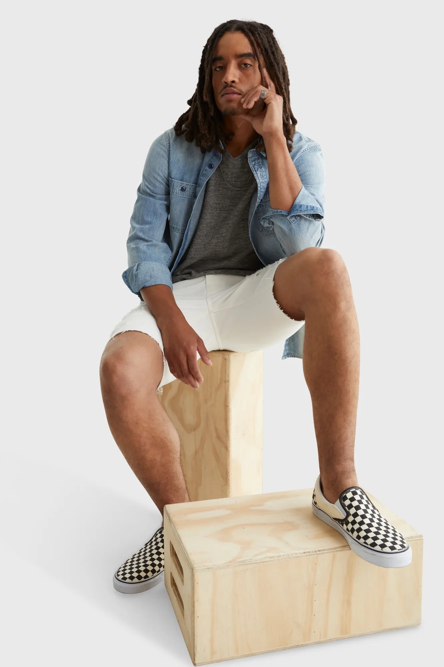LINEN V-NECK, image 7