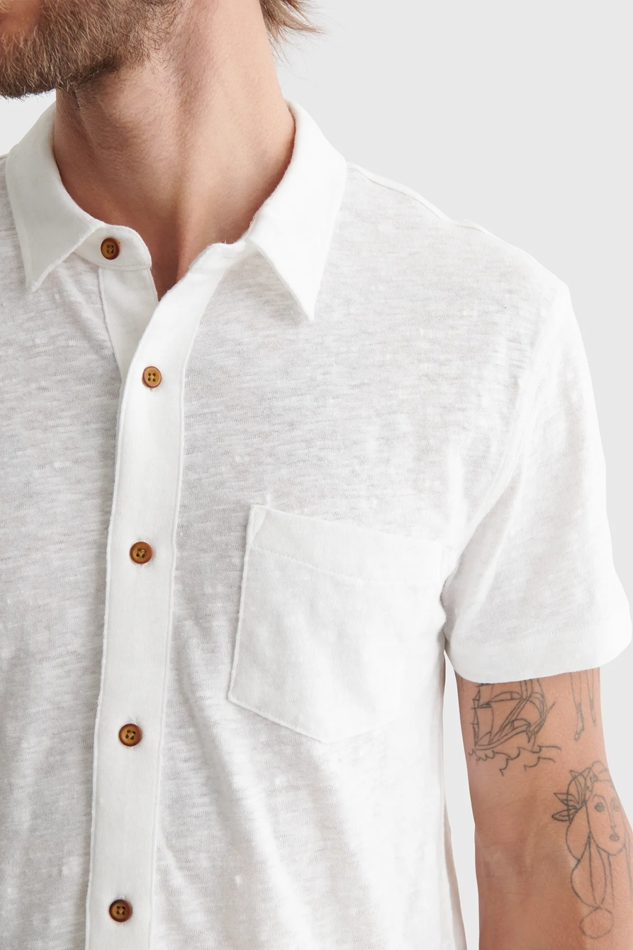 LINEN BUTTON UP SHIRT, image 4