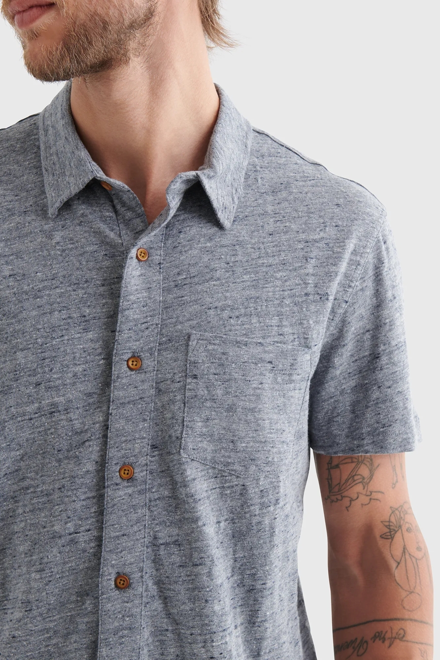 LINEN BUTTON UP SHIRT, image 4