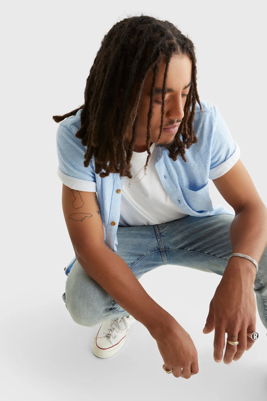 LINEN BUTTON UP SHIRT, image 7