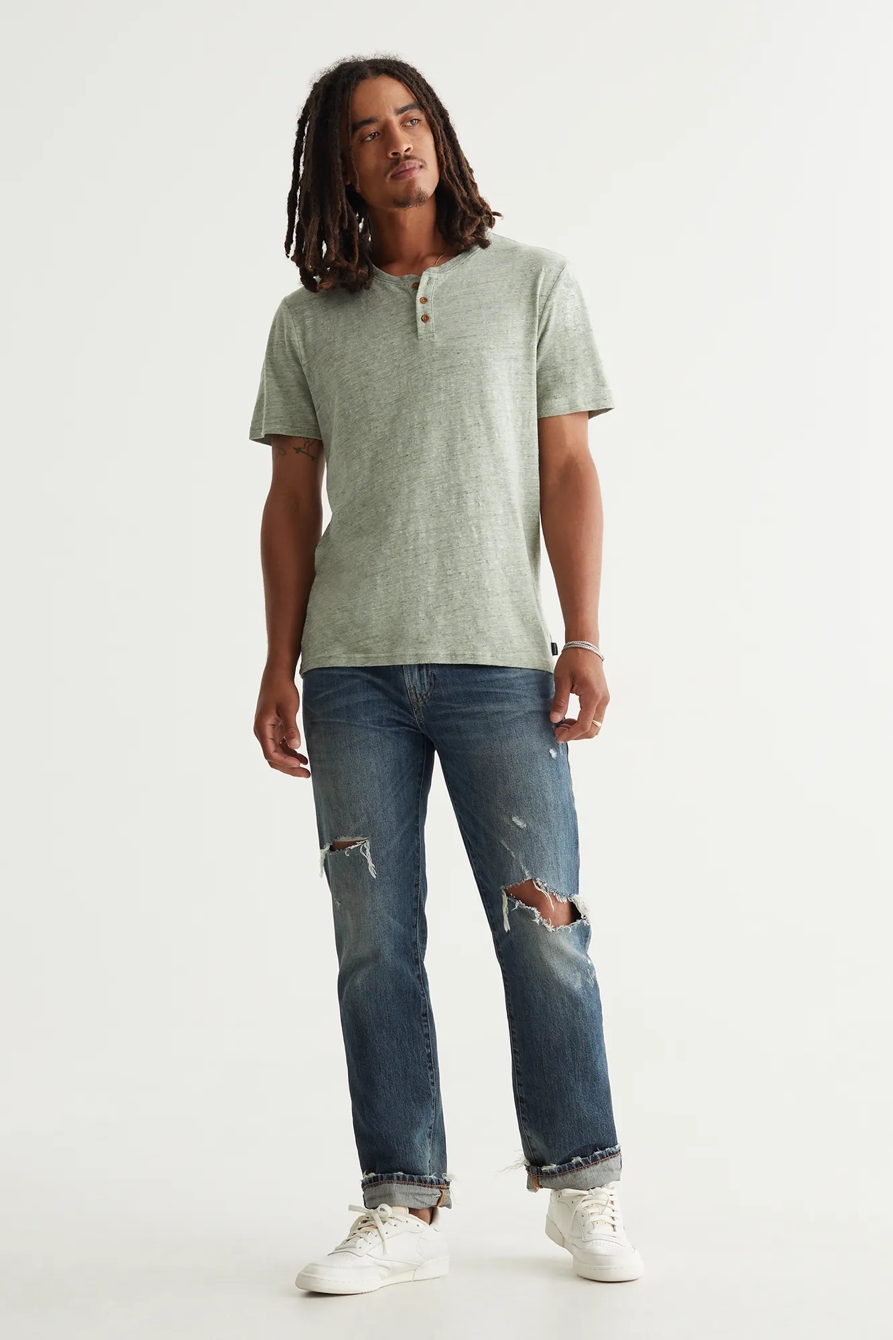 LINEN HENLEY, image 2