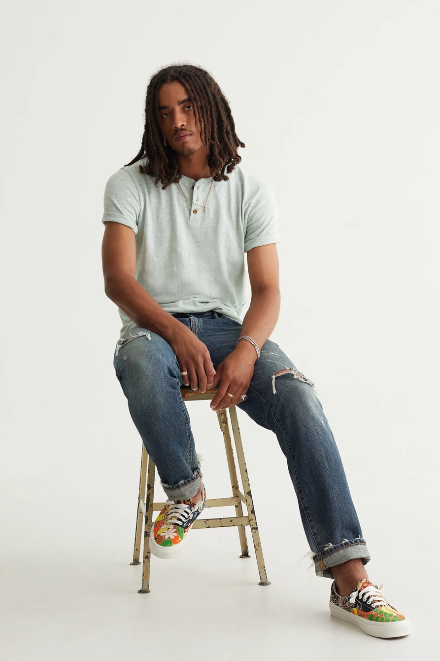 LINEN HENLEY, image 6