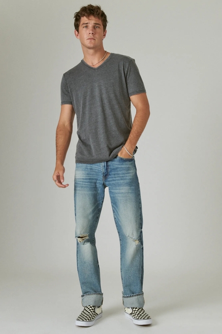 VENICE BURNOUT V-NECK TEE, image 2