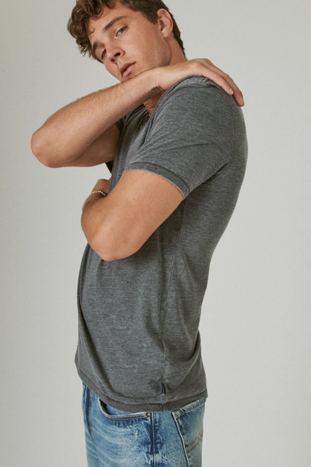 VENICE BURNOUT V-NECK TEE, image 3