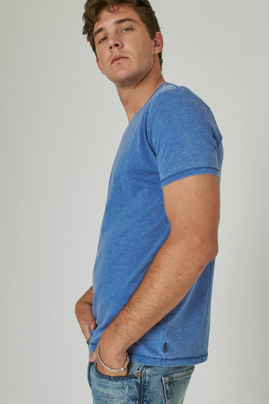 VENICE BURNOUT VEE-NECK TEE, image 3