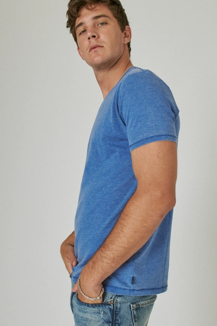 VENICE BURNOUT V-NECK TEE, image 3