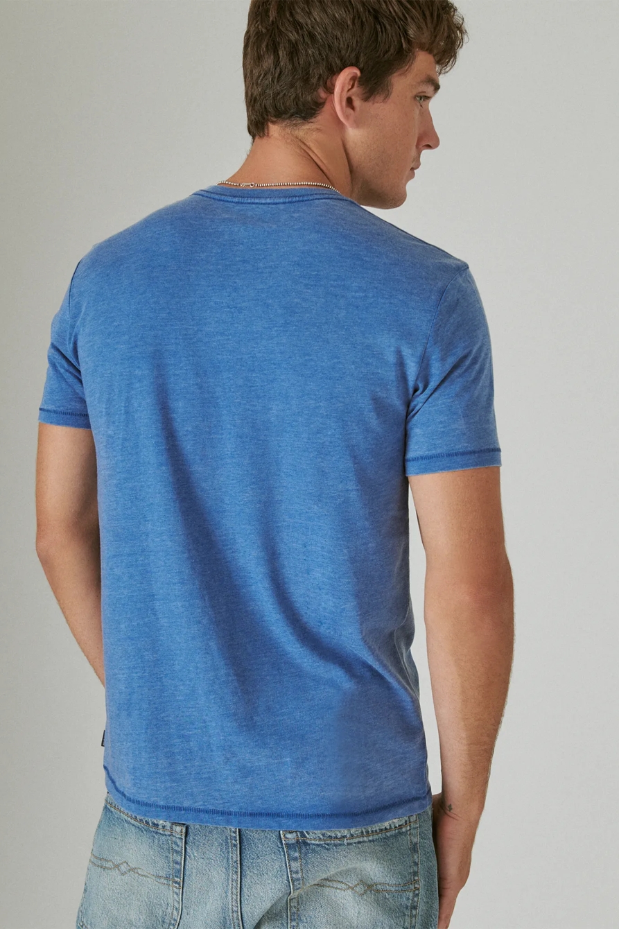 VENICE BURNOUT VEE-NECK TEE, image 4