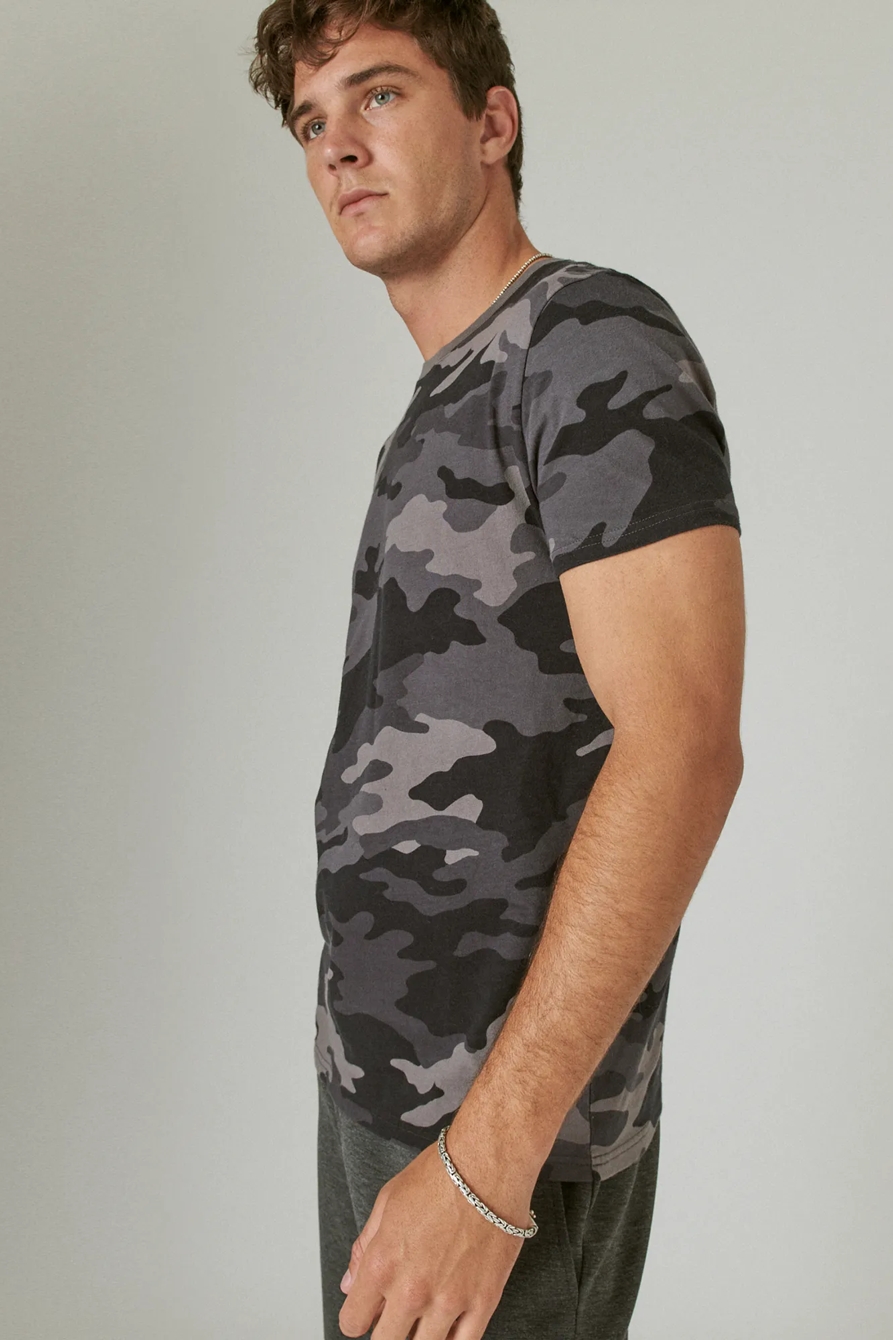 VENICE BURNOUT CAMO CREW NECK TEE, image 3