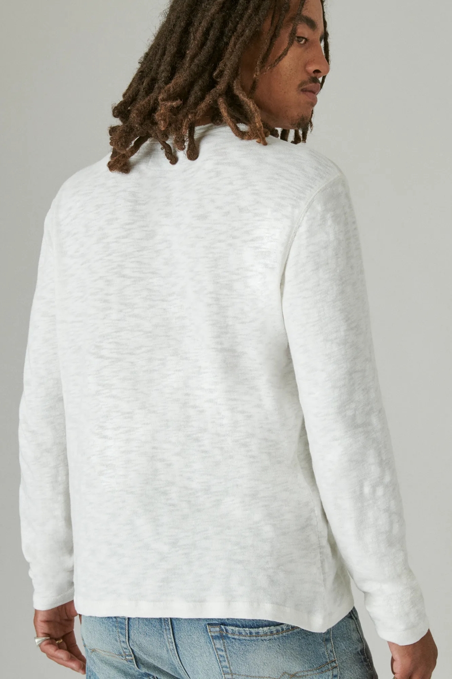 WASHED SNAP-BUTTON HENLEY, image 4