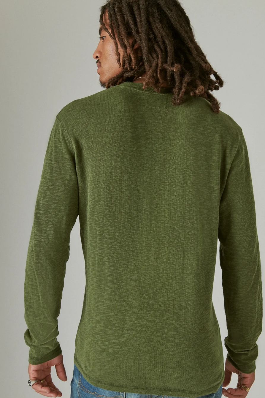 WASHED SNAP-BUTTON HENLEY, image 4