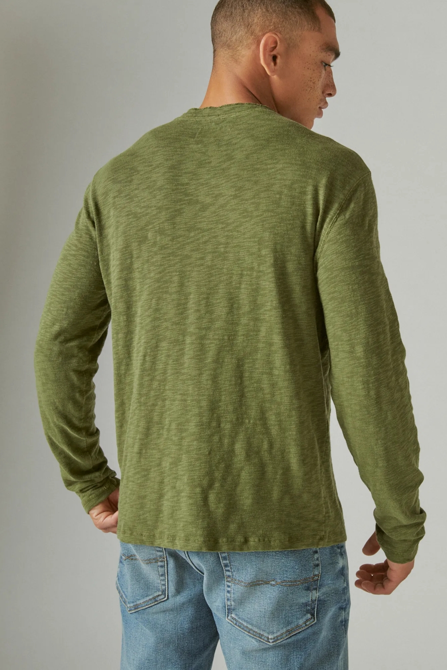 WASHED SNAP-BUTTON HENLEY, image 4
