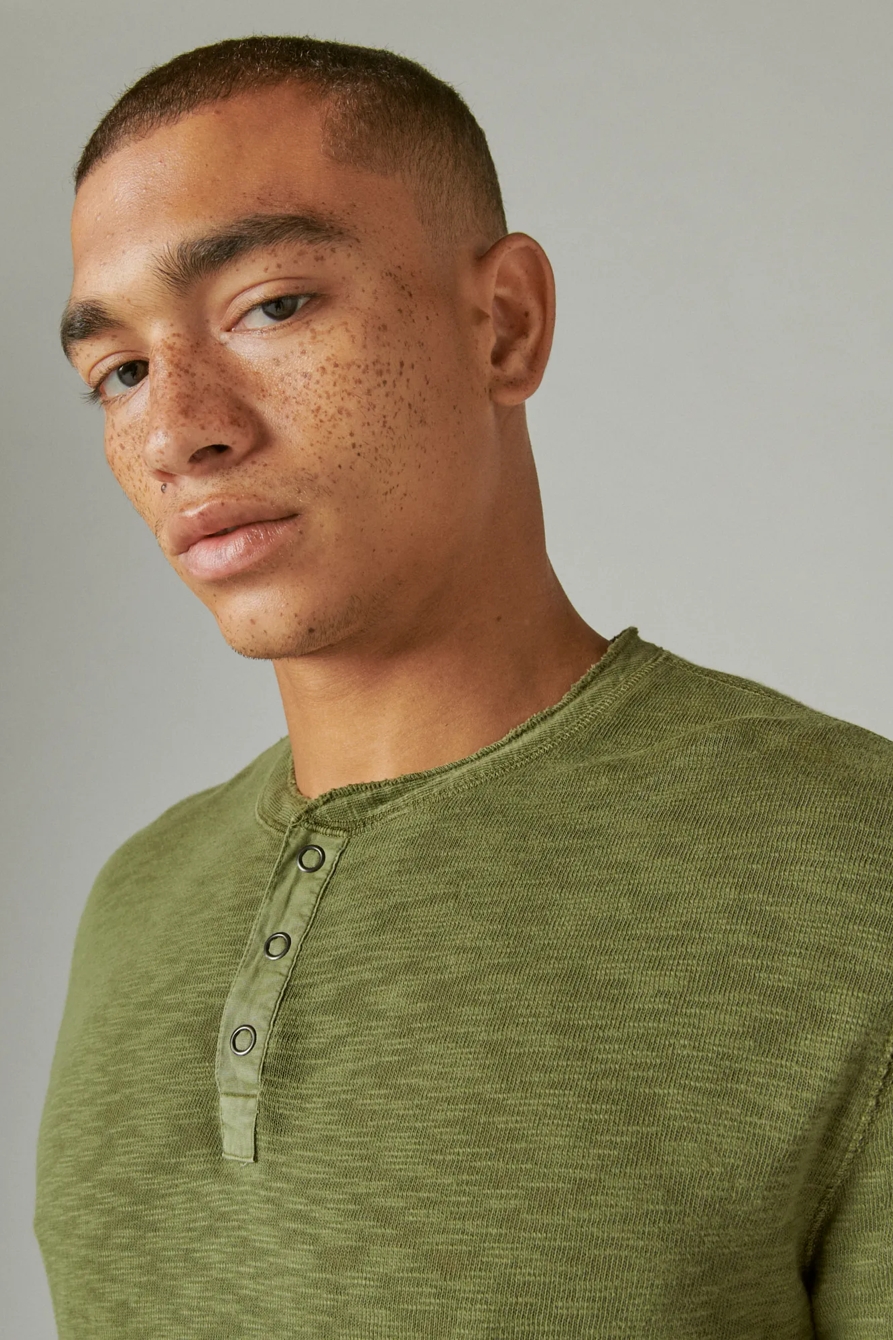WASHED SNAP-BUTTON HENLEY, image 5