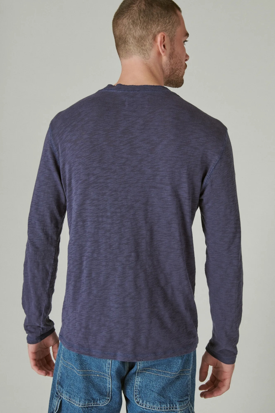 WASHED SNAP-BUTTON HENLEY, image 4