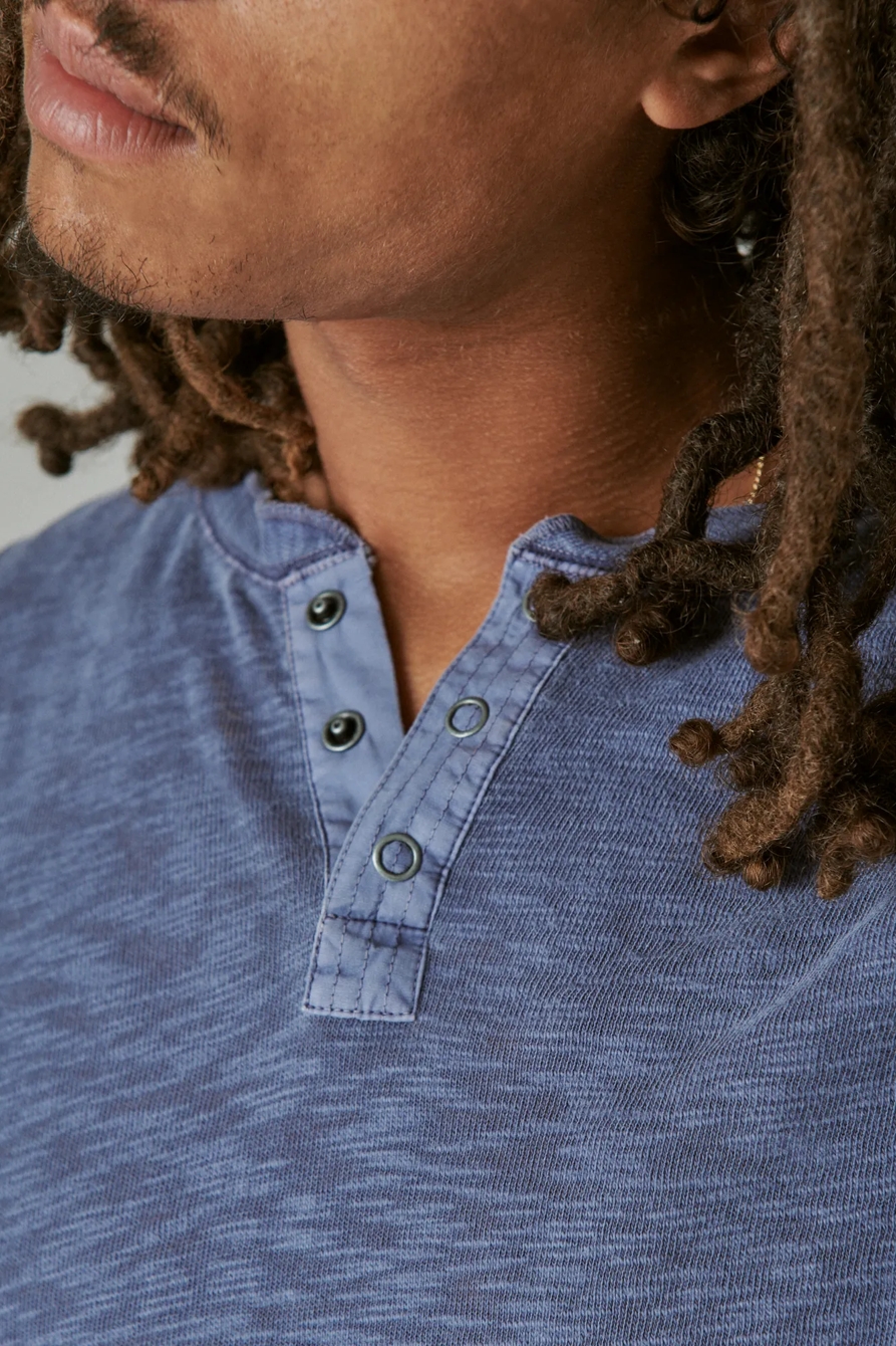 WASHED SNAP-BUTTON HENLEY, image 5