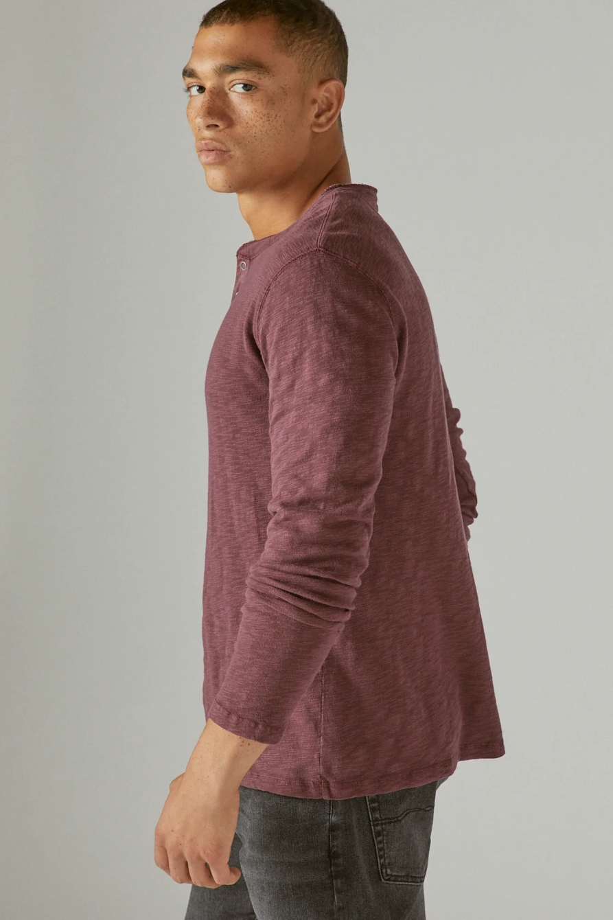 WASHED SNAP-BUTTON HENLEY, image 3