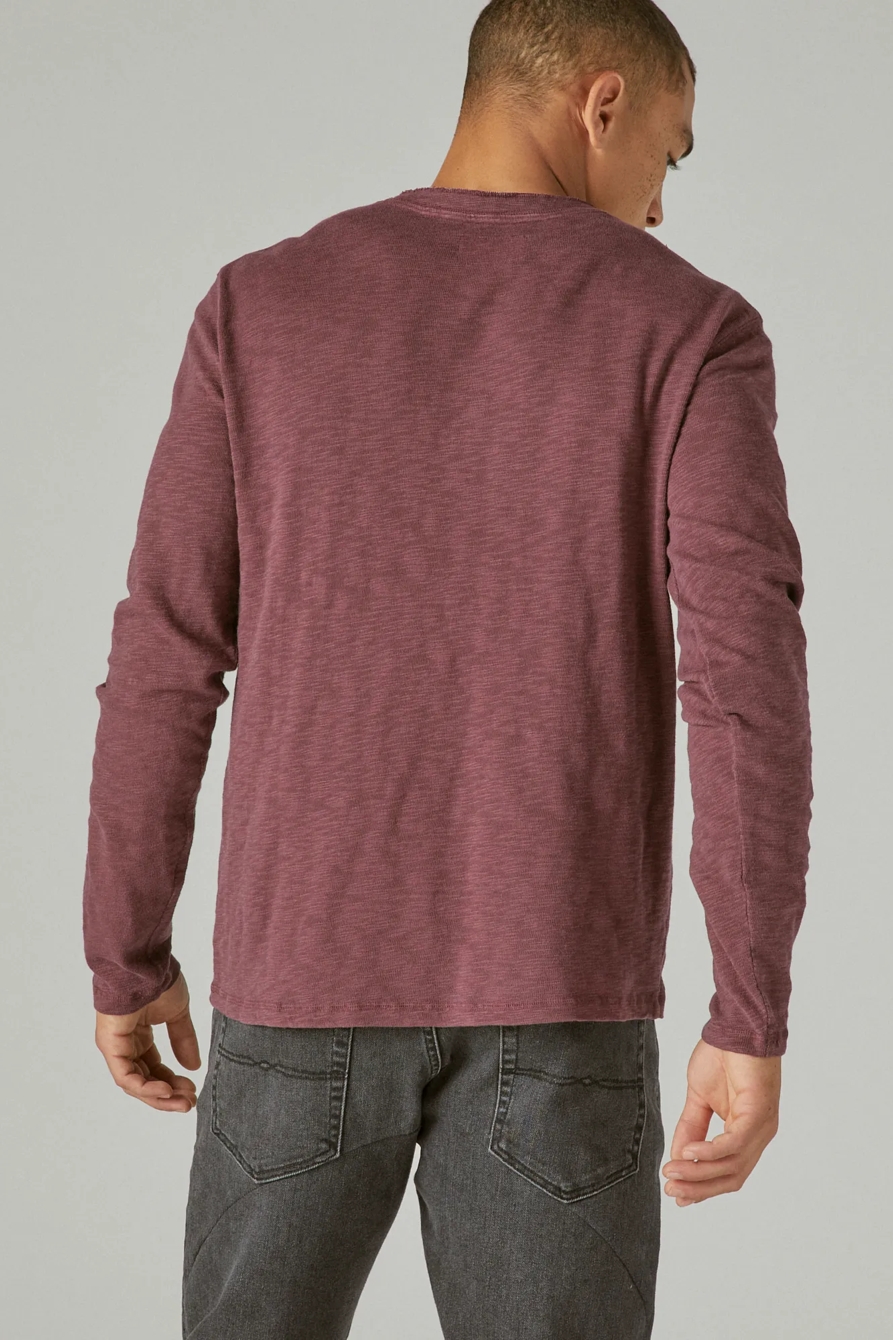 WASHED SNAP-BUTTON HENLEY, image 4