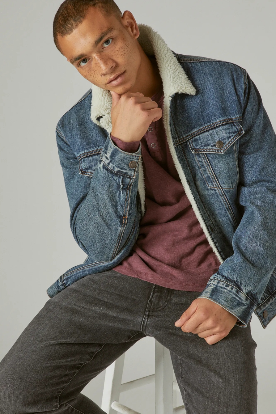 WASHED SNAP-BUTTON HENLEY, image 6