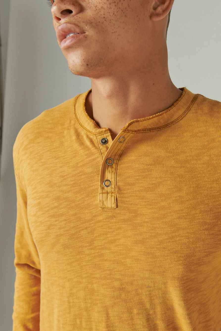 WASHED SNAP-BUTTON HENLEY, image 5