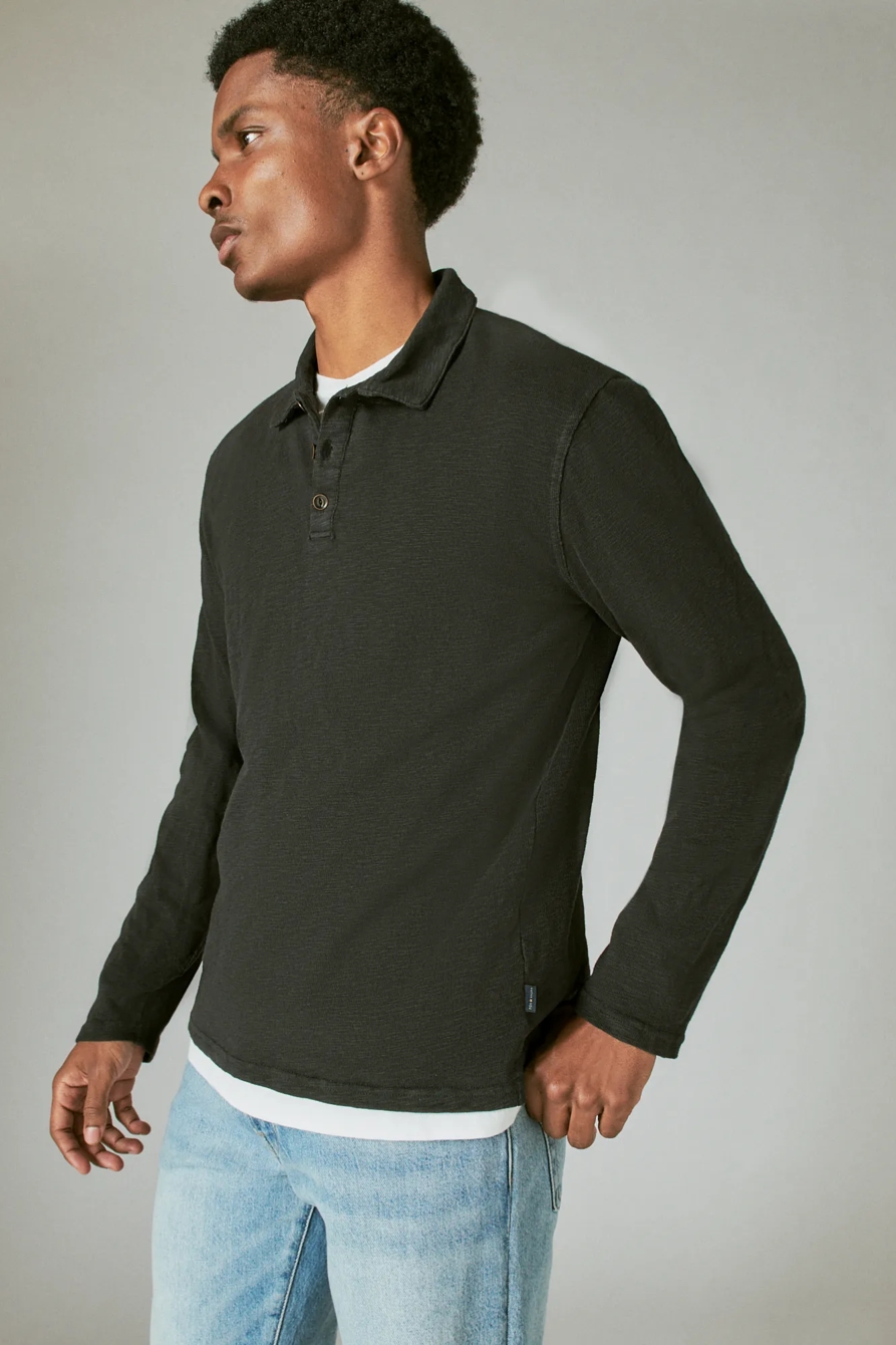 WASHED LONG SLEEVE KNIT SHIRT, image 4