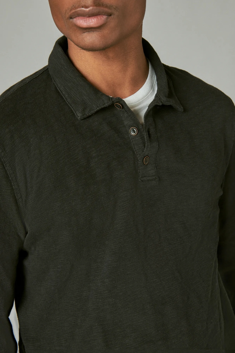 WASHED LONG SLEEVE KNIT SHIRT, image 6