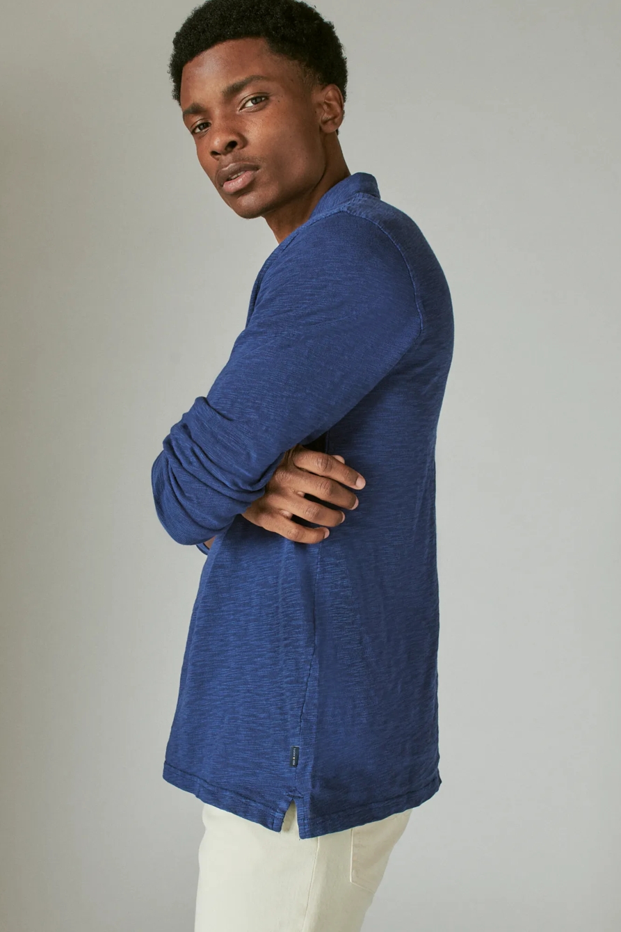 WASHED LONG SLEEVE KNIT SHIRT, image 3