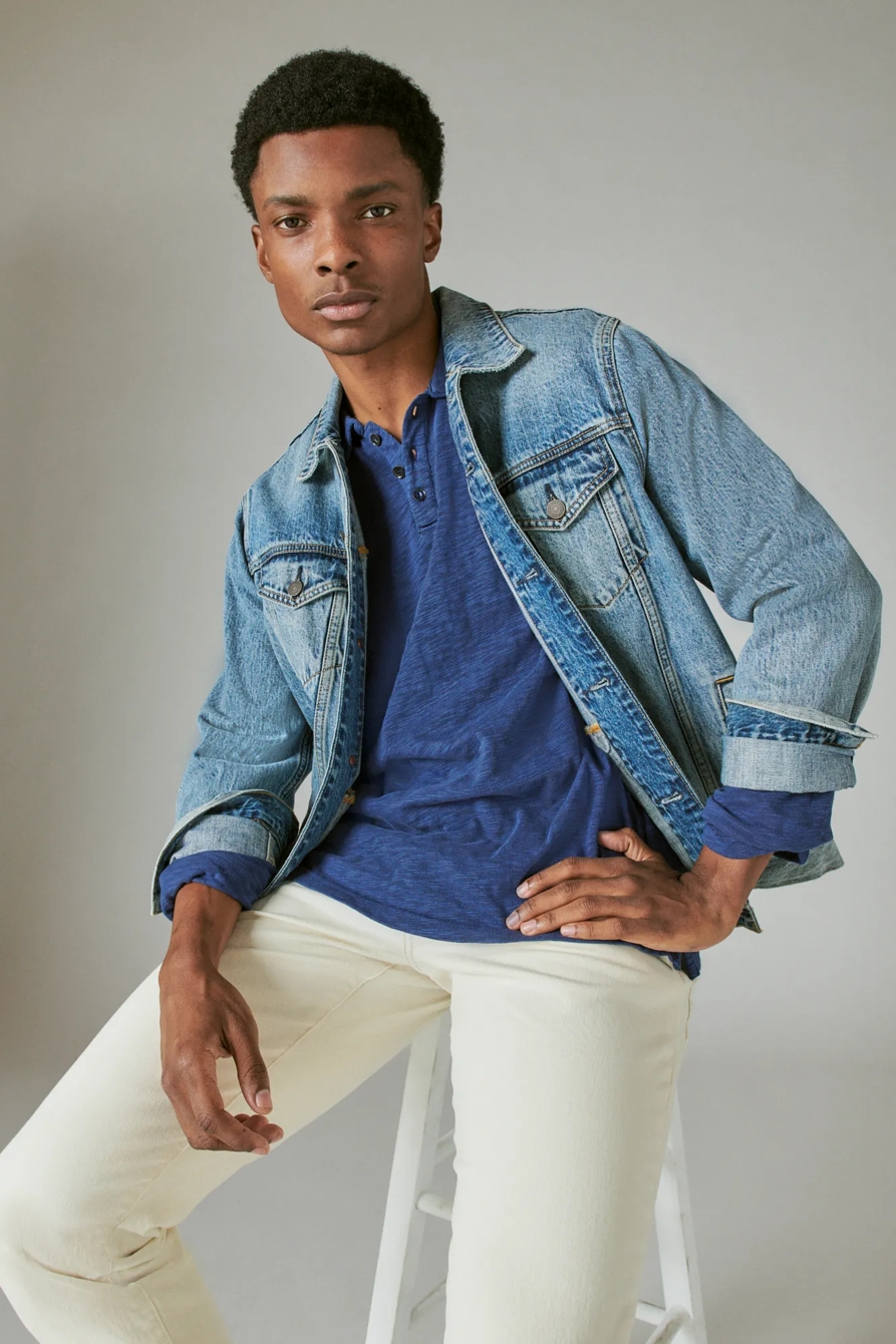 WASHED LONG SLEEVE KNIT SHIRT, image 6