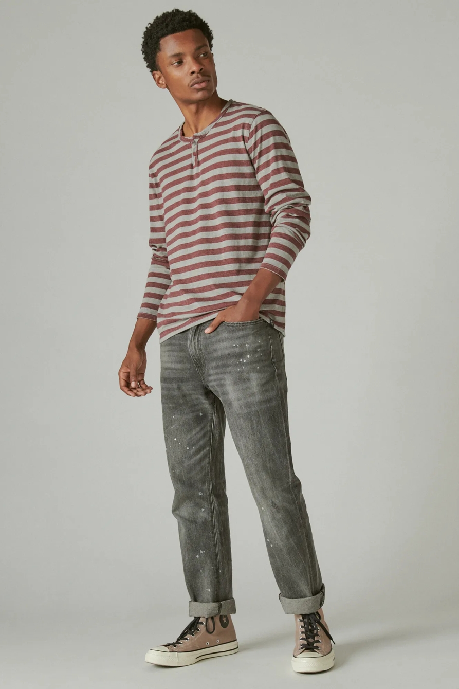 VENICE BURNOUT NOTCH NECK LONG SLEEVE TEE, image 2