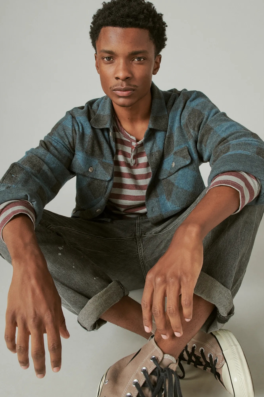 VENICE BURNOUT NOTCH NECK LONG SLEEVE TEE, image 6