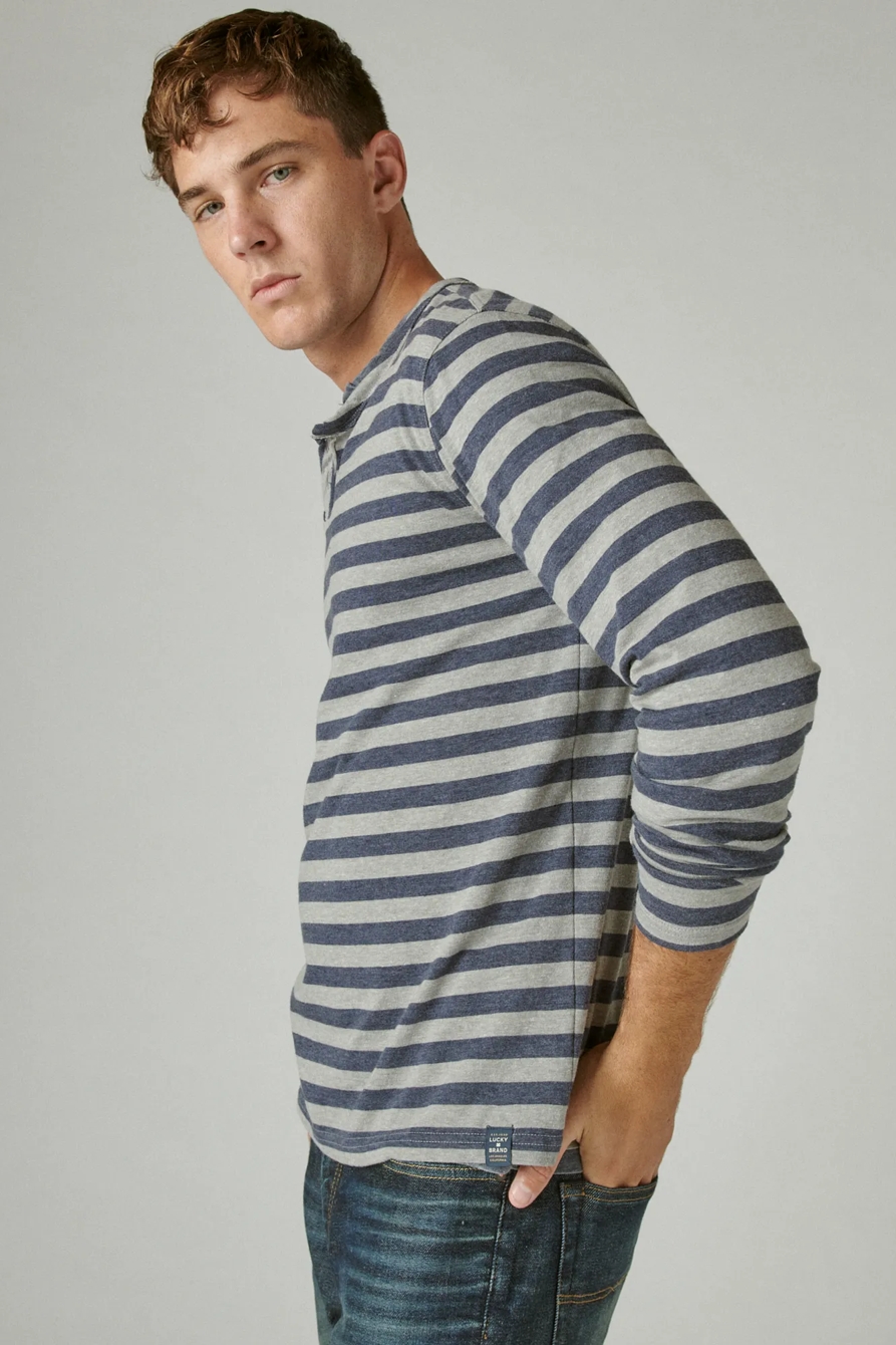 VENICE BURNOUT NOTCH NECK LONG SLEEVE TEE, image 3