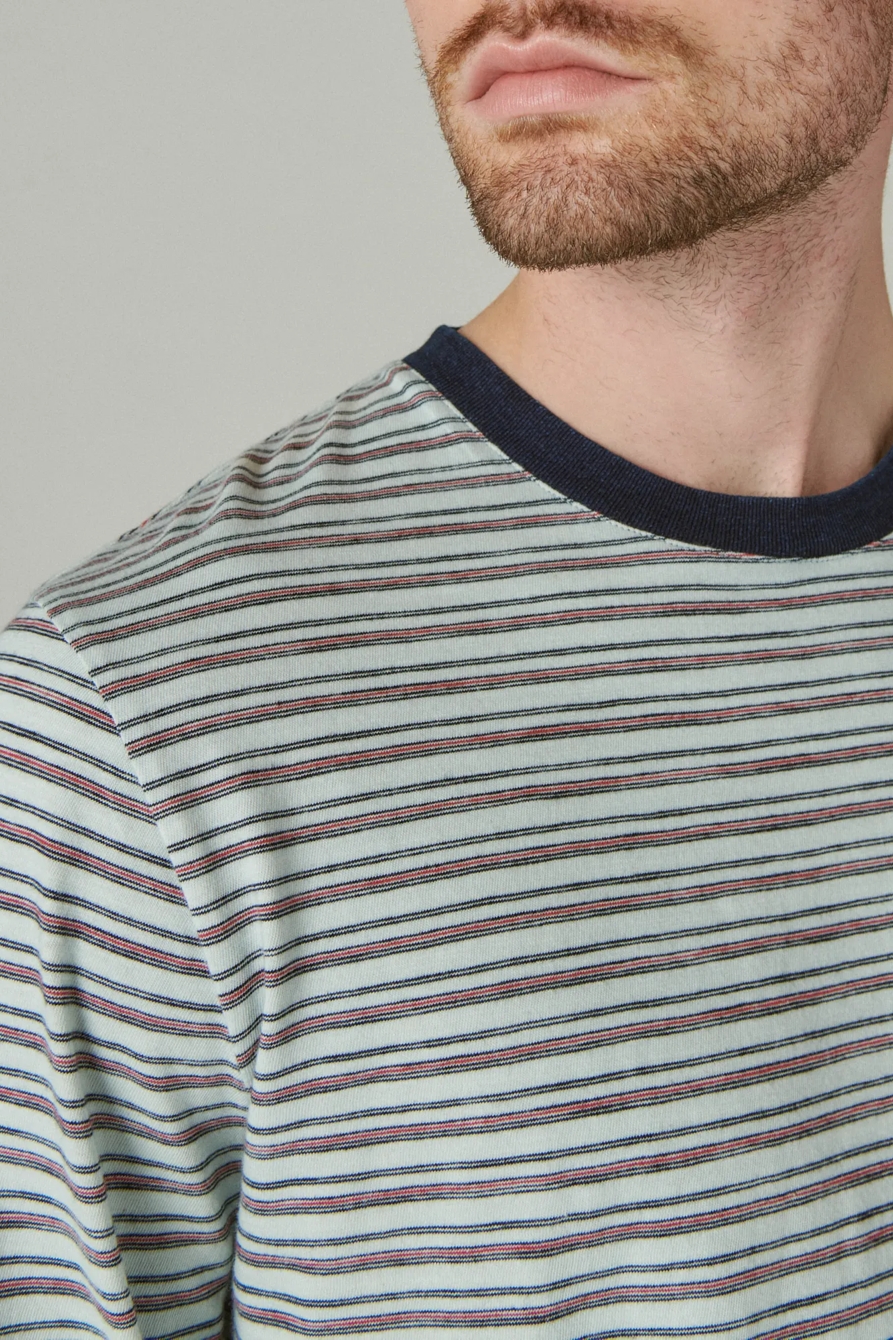 LONG SLEEVE INDIGO MULTI CREW, image 5