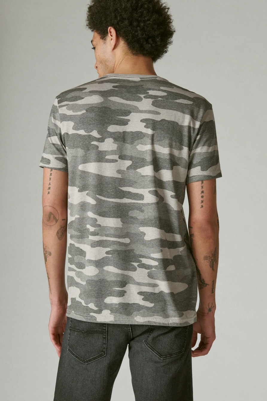 VENICE BURNOUT CAMO CREW NECK TEE, image 4