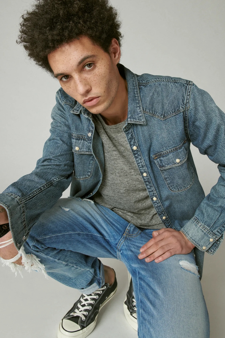 LINEN POCKET CREW, image 6