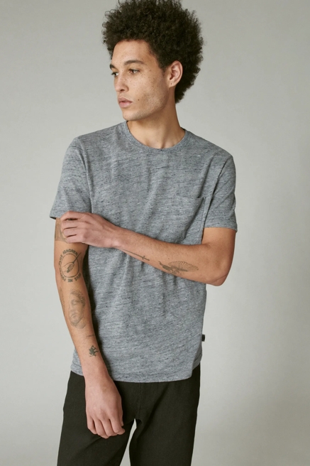 LINEN POCKET CREW, image 1