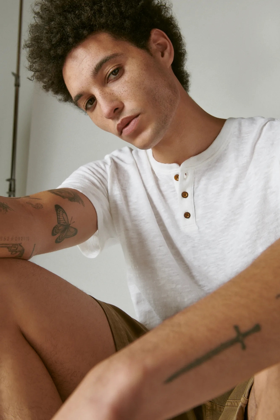 LINEN HENLEY, image 6