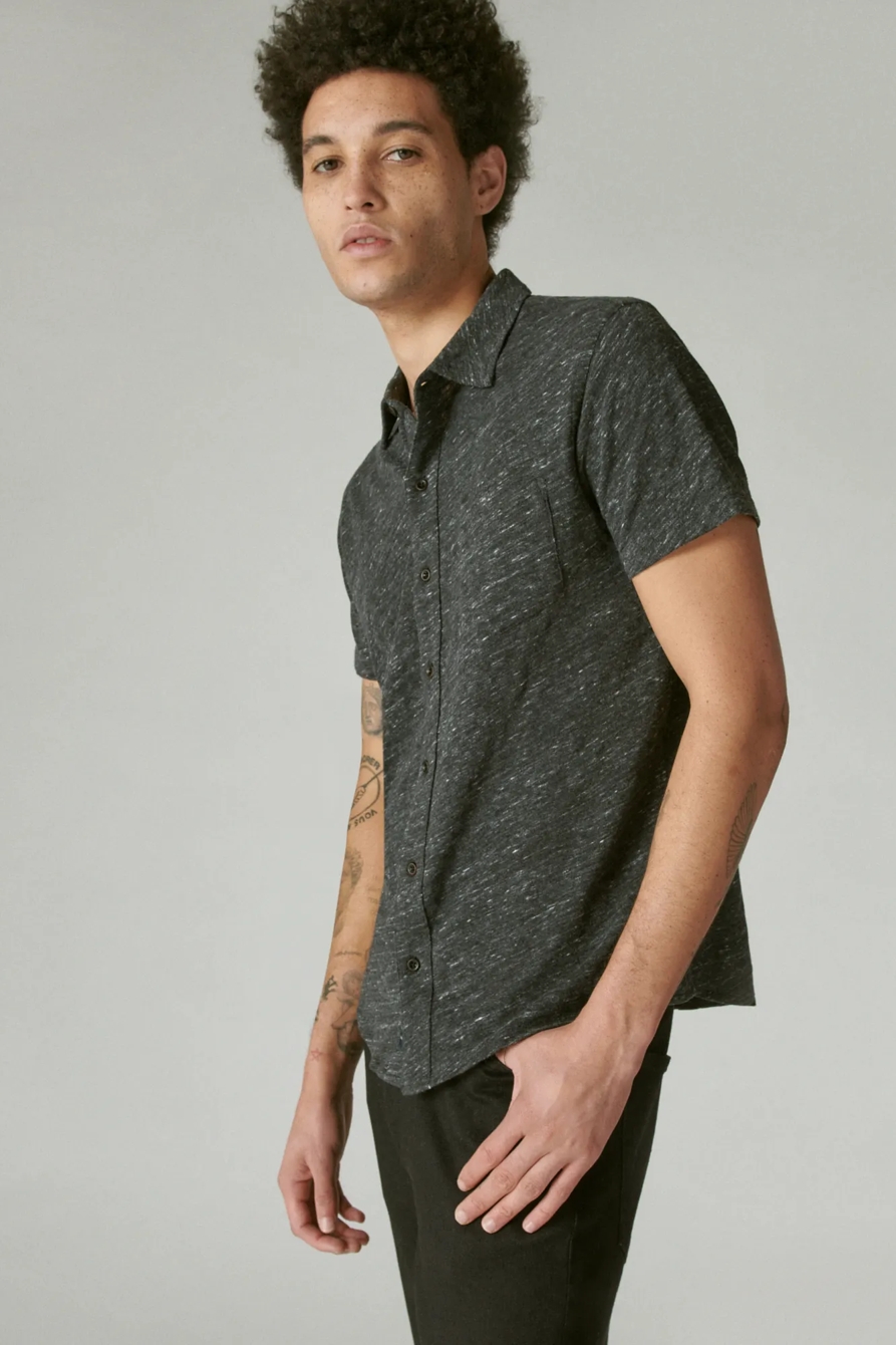 LINEN BUTTON UP SHIRT, image 3