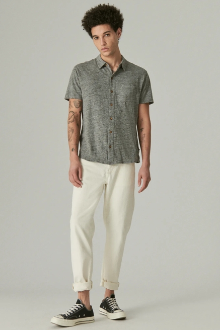 LINEN BUTTON UP SHIRT, image 2