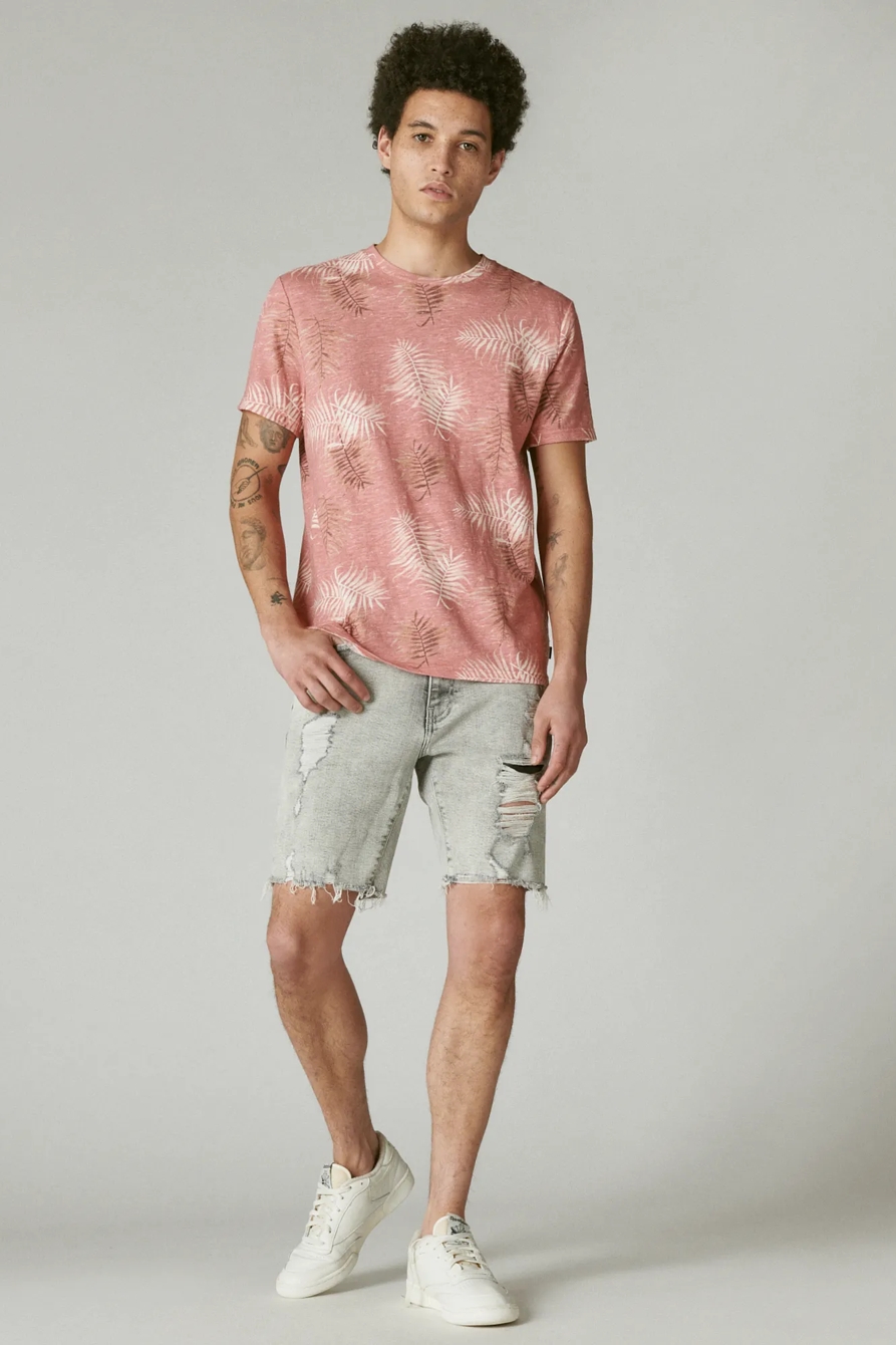 LINEN LEAF PRINT CREW, image 2