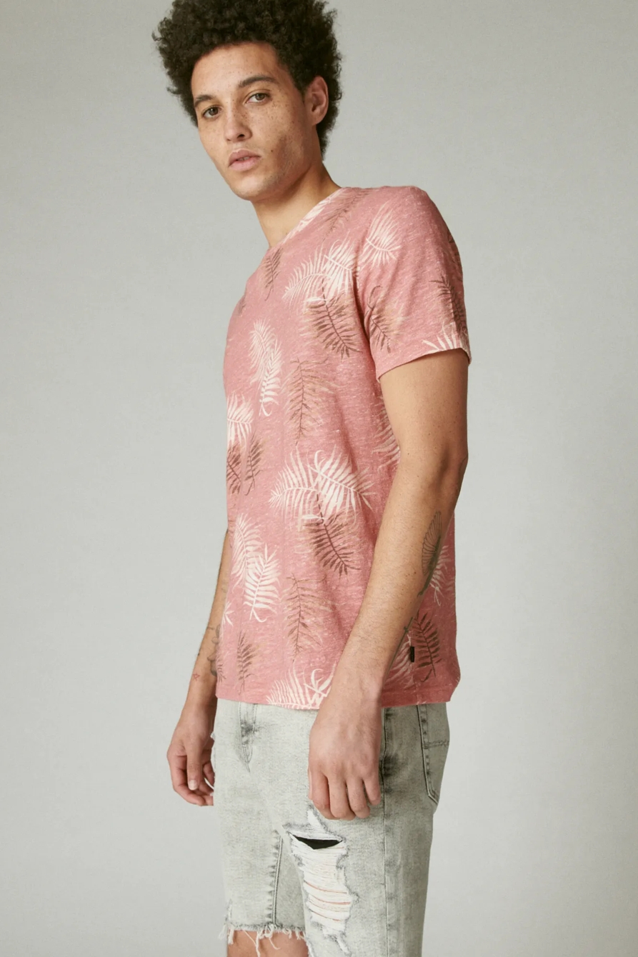 LINEN LEAF PRINT CREW, image 3