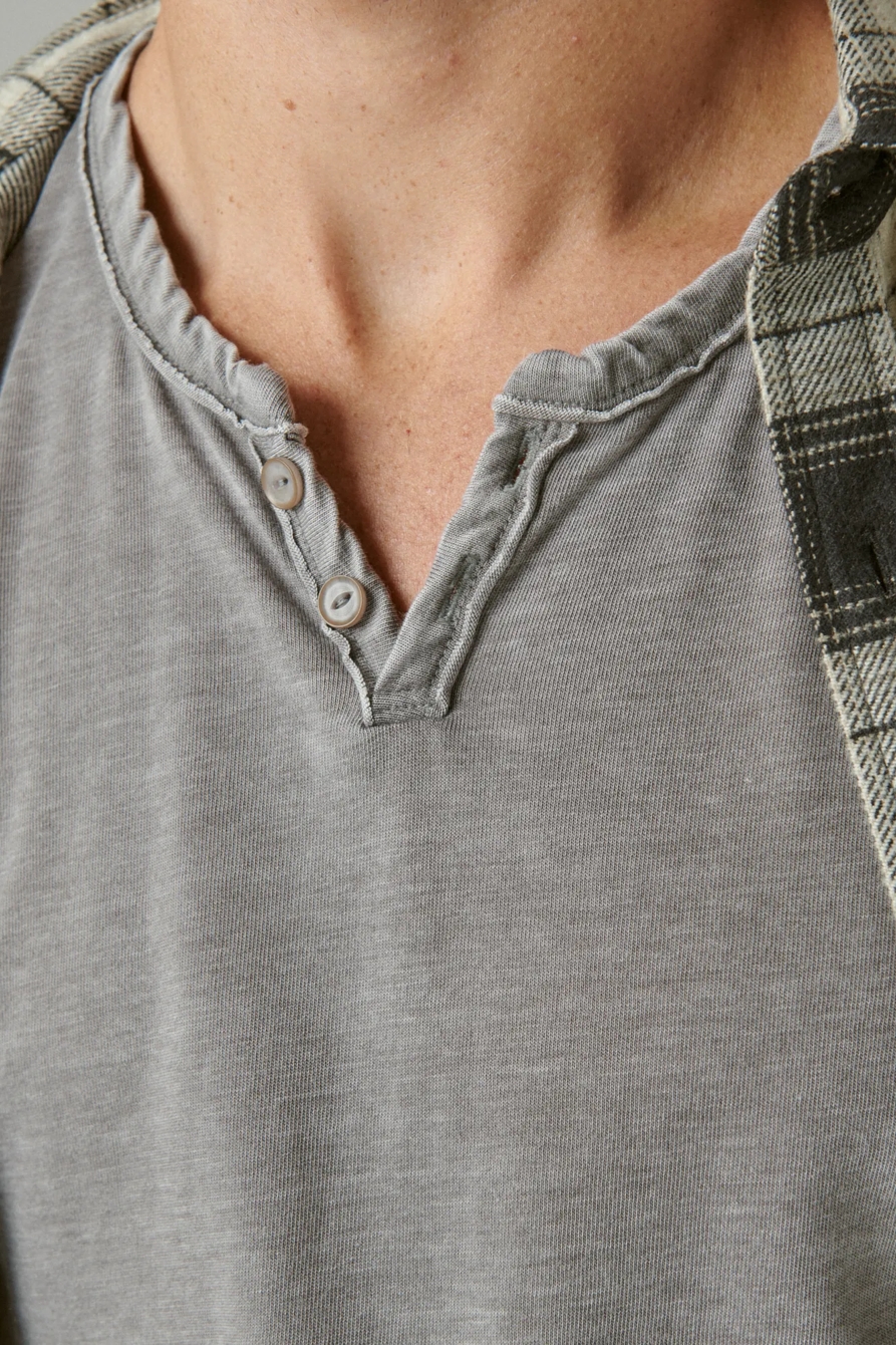 VENICE BURNOUT NOTCH NECK LONG SLEEVE TEE, image 5