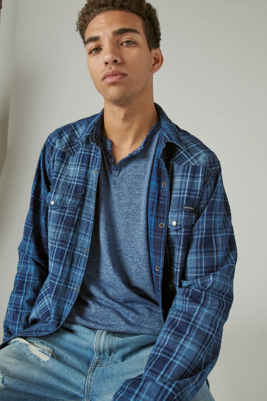 VENICE BURNOUT NOTCH NECK LONG SLEEVE TEE, image 6