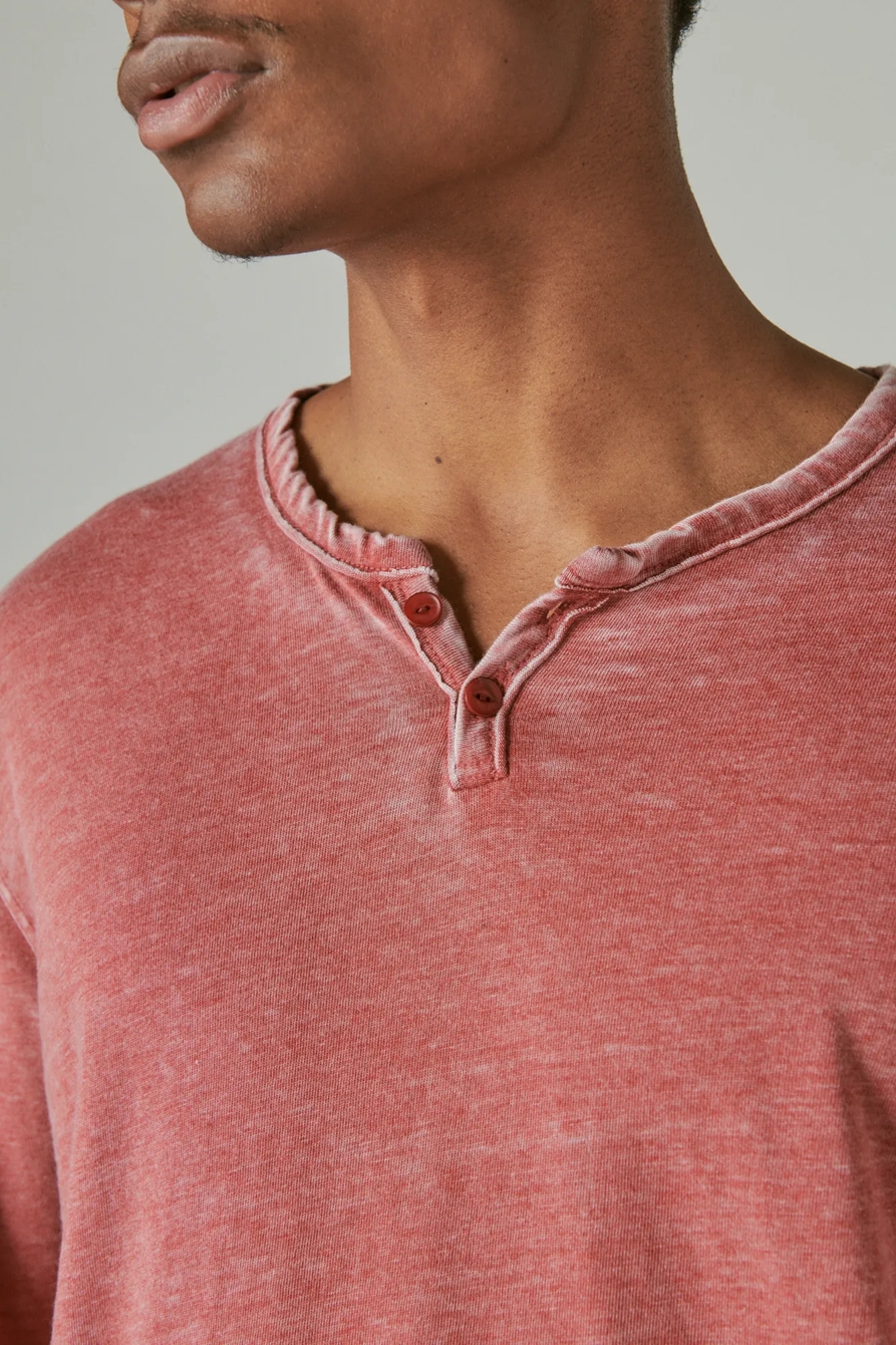 VENICE BURNOUT NOTCH NECK LONG SLEEVE TEE, image 5