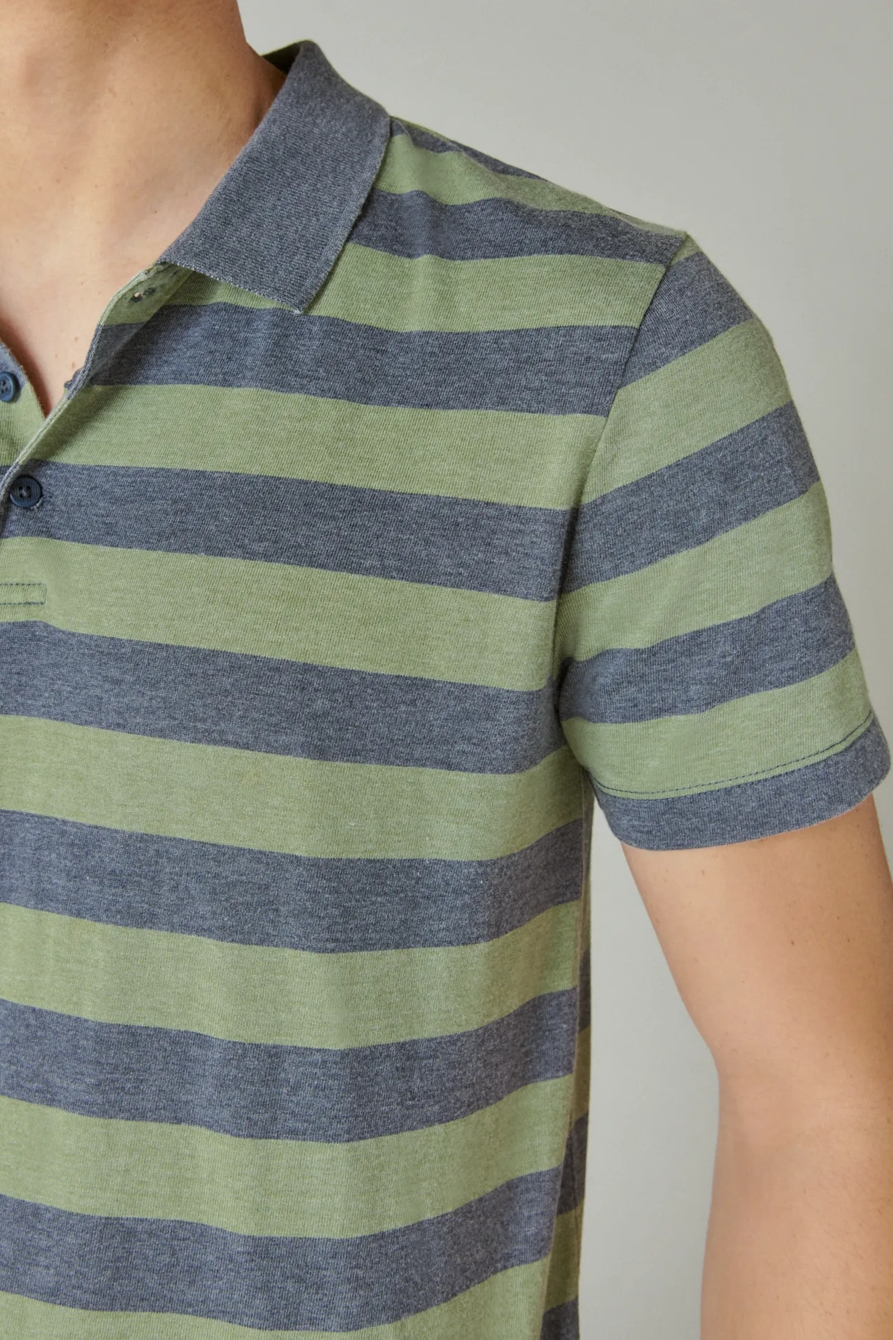 VENICE BURNOUT WIDE STRIPE POLO, image 4