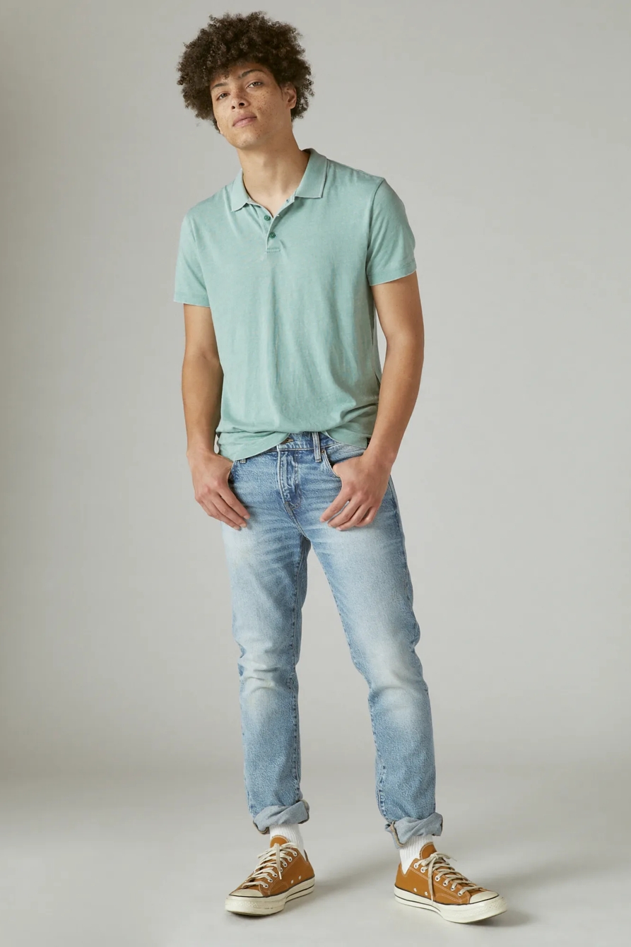 VENICE BURNOUT SHORT SLEEVE POLO, image 2