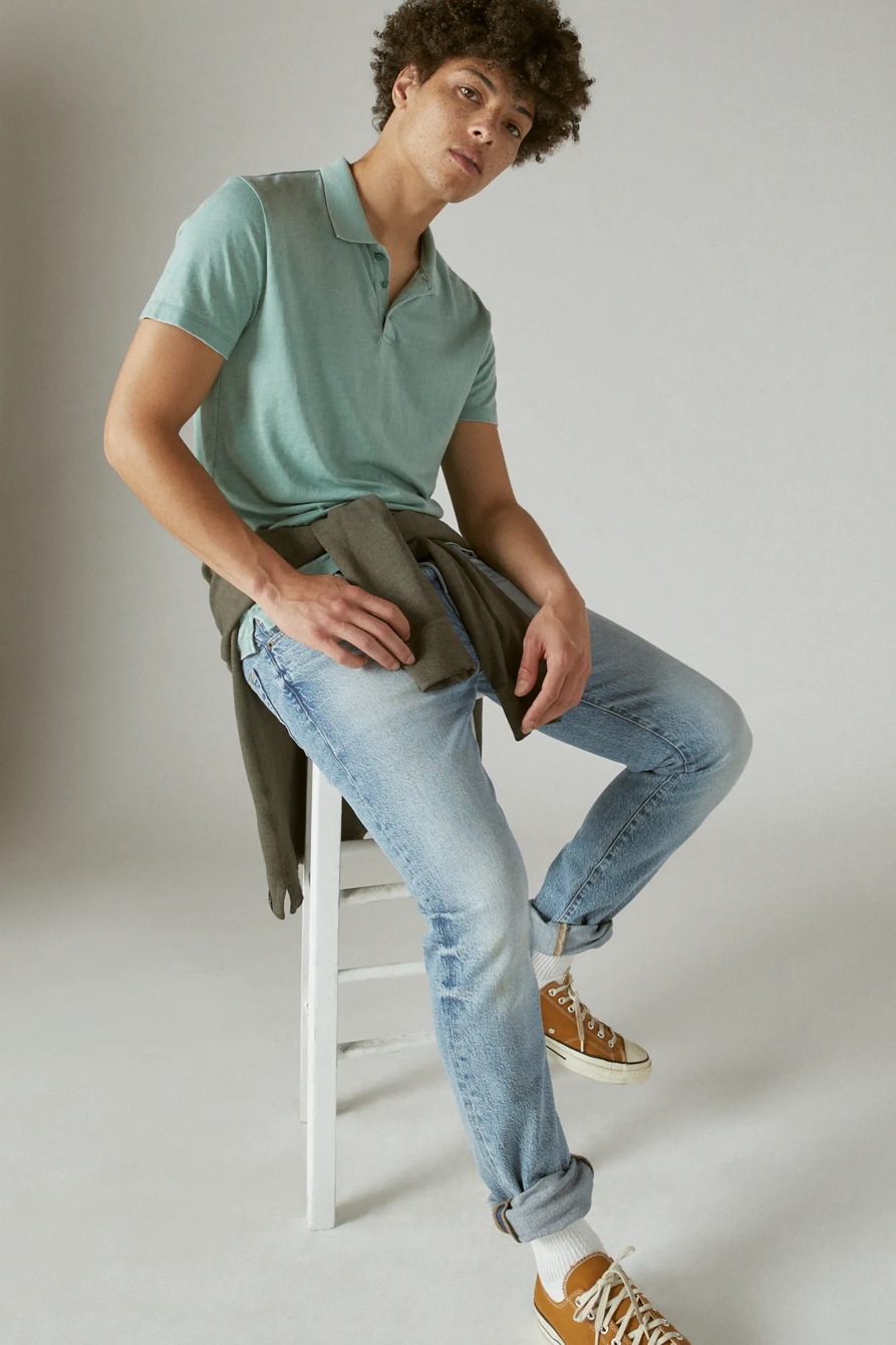 VENICE BURNOUT SHORT SLEEVE POLO, image 6